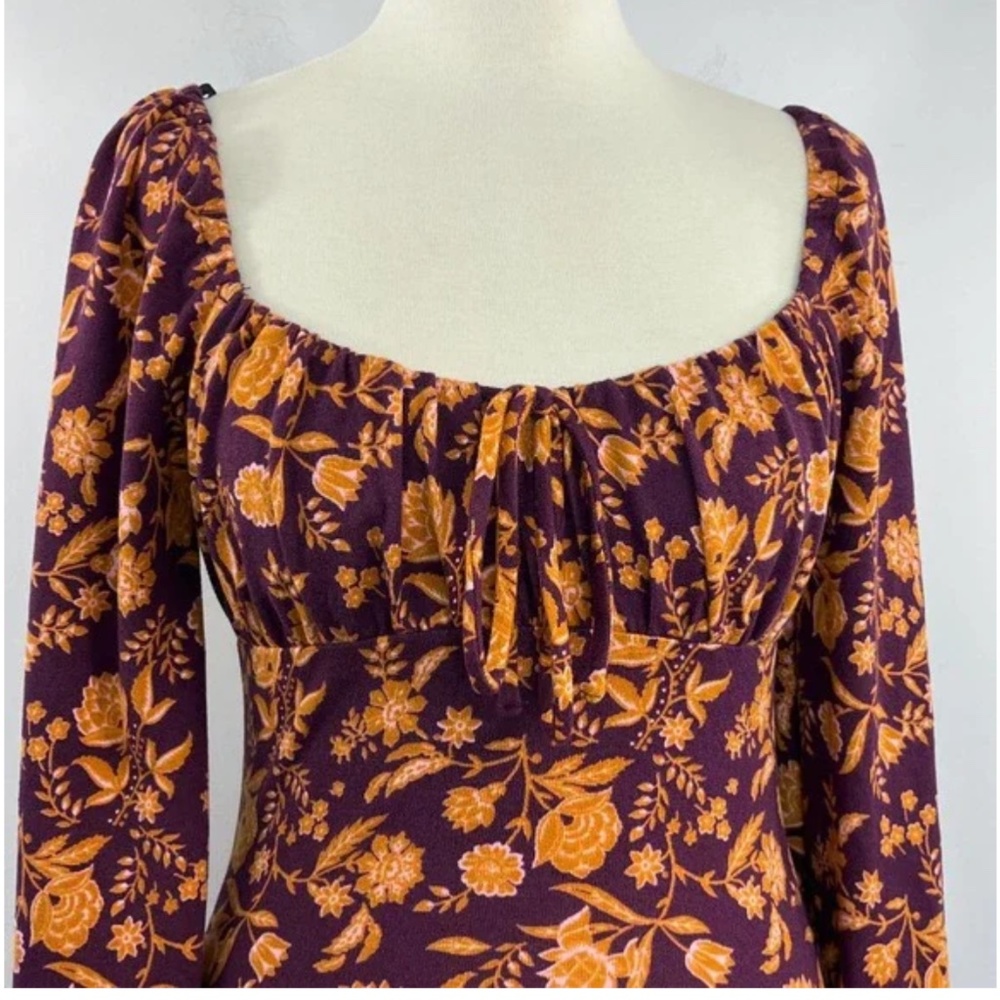 NWOT Floral flounce dress - Picture 3 of 14